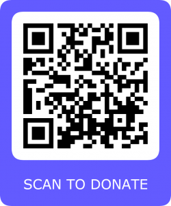 QR code for donations